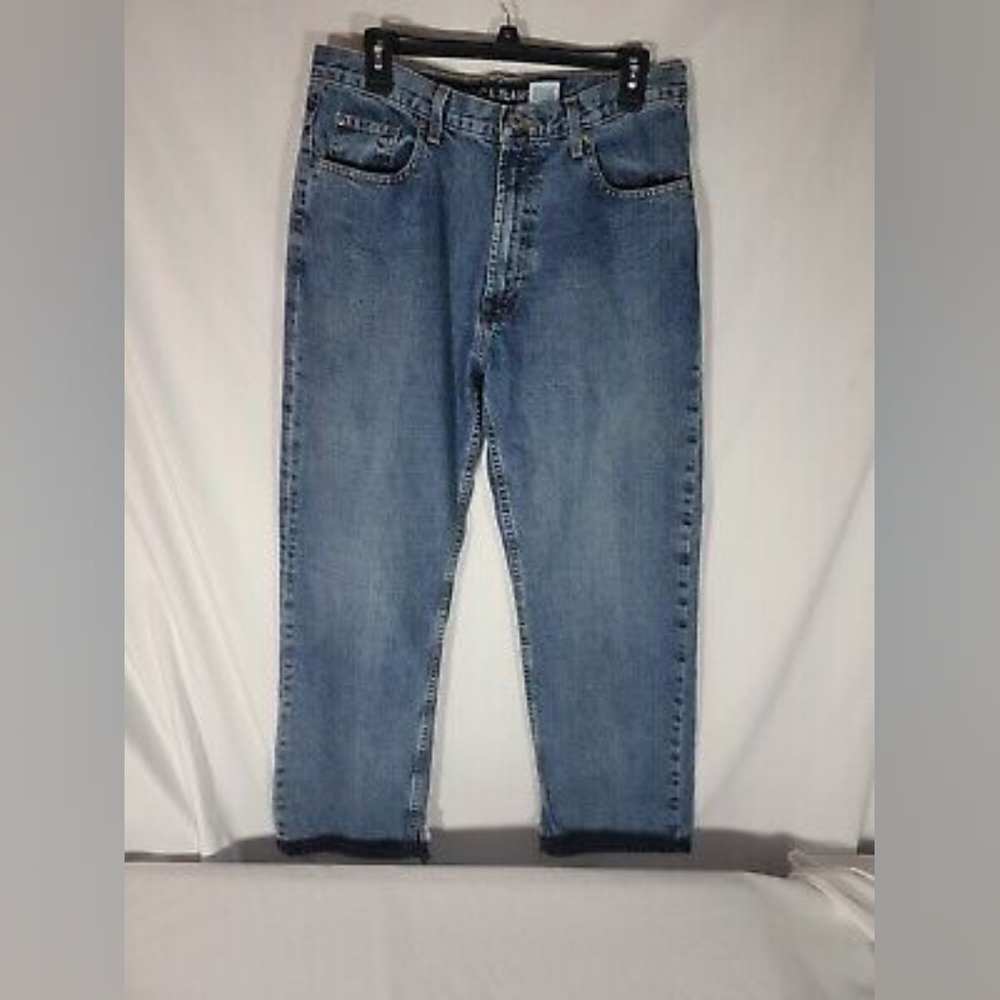 Nautica Mens Jeans Blue Tag Size 32x30 Straight Relaxed Fit Denim